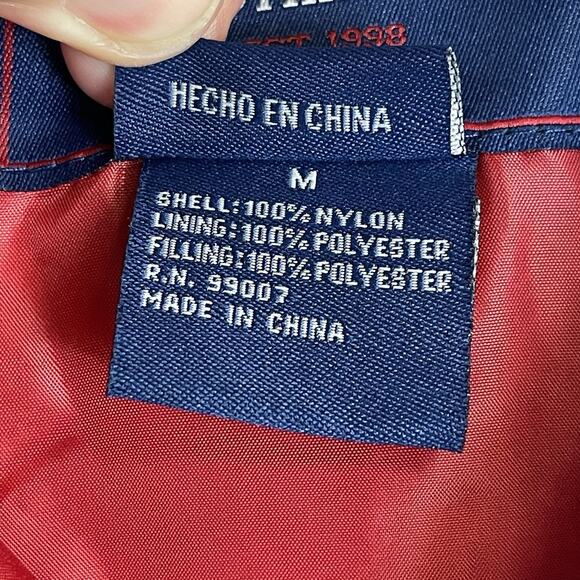 Rodeo Clothing Co Vest Mens M Dark Gray Puffer Quilted Full Zip Mock Neck Jacket - Picture 9 of 11